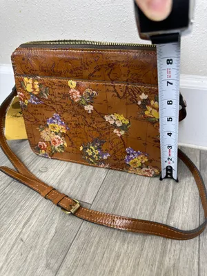 NWT Patricia Nash Floral Map Crossbody English Garden Leather Bag thumbnail 11