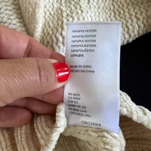 Urban Outfitters Cream‎ cropped sweater Size SP thumbnail 6