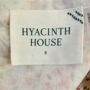 Tuckernuck Hyacinth House Puff Long Sleeve Peplum Floral Blouse Small thumbnail 7