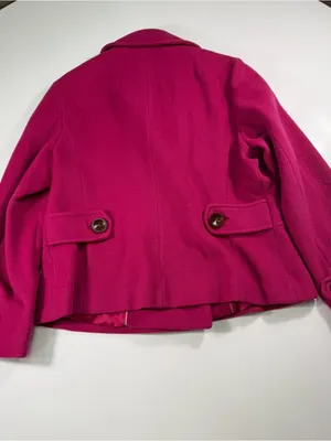 Talbots Wool Blend Double-Breasted  Pea Coat thumbnail 10