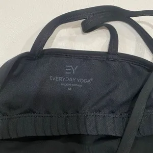 Everyday Yoga Black Strappy Sports Bra/Crop Tank – Medium Activewear Top thumbnail 4
