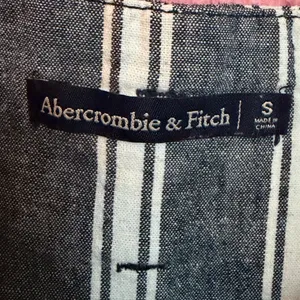 Abercrombie & Fitch Striped‎ Linen Blend High Rise Pleated Tapered Pants Small thumbnail 5