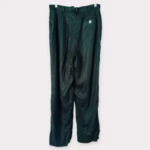 Ralph Lauren Black 100% Linen Pleated Straight Leg Lined Pants Women’s Size 10 thumbnail 2