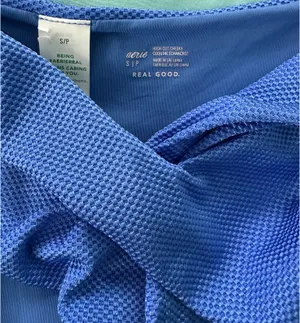 Aerie Bathing Suit Bottoms Cheeky blue thumbnail 3