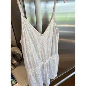 Soma pajamas small l jumpsuit‎ romper modal blend gray soft cute thumbnail 2