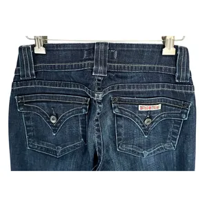 Hudson Y2K Signature Bootcut Jeans 26 Blue Denim Low Rise Flap Pockets Western‎ thumbnail 5