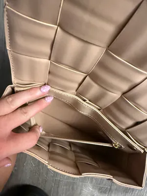 Billini Braided Light Brown Purse Tan thumbnail 4