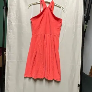 Minuet size Medium strappy fit n flare coral lined sundress thumbnail 2