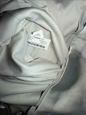 NWOT Zara Strapless Pearl Grey/Silver Satin Dress with Bow XXL Bloggers Fave thumbnail 9