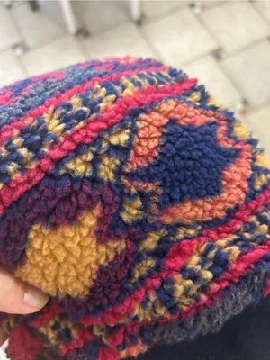 NWT Cozy Multicolor Floral women loose fit warm Jacket size M thumbnail 9