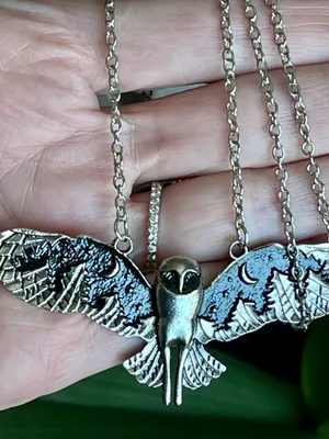 Urban outfitters owl necklace thumbnail 4