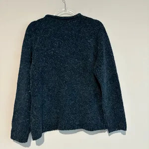 Carolyn Taylor wool blend sweater blue size large‎ thumbnail 2