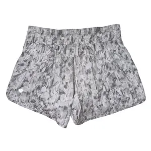 Lululemon Athletica Tracker Short V 4" in City Breeze Alpine White Multi size 10 thumbnail 6