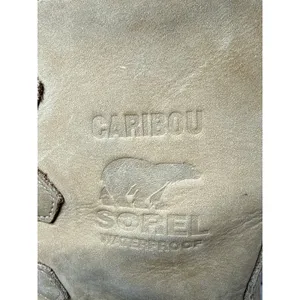 Sorel Caribou Women's Tan Lace Up Shearling Waterproof Mid Winter Duck Boots 9 thumbnail 5
