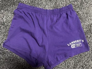 Lamberts "Hot Buns" shorts Purple Size M thumbnail 1