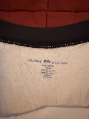 Brandy Melville Baseball Long Sleeve Tee thumbnail 3
