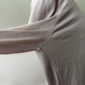 Lululemon Bring It Backbend Sweater Porcelain Pink Cashmere P2P 21” Sz 4 FLAWED thumbnail 15