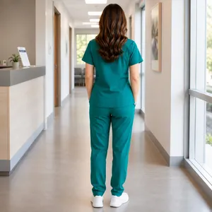 Adar Green Scrub Pants, XXS thumbnail 3