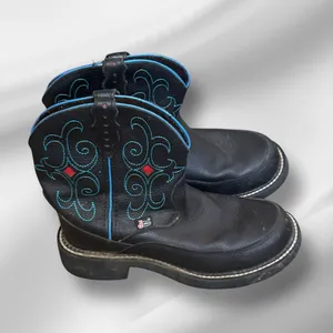 Justin Boots Gypsy‎ Black Cowboy Boots thumbnail 3