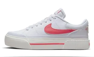 Nike Court Legacy Lift 'White Sea Coral Women's Sneakers Size 10.5 thumbnail 1