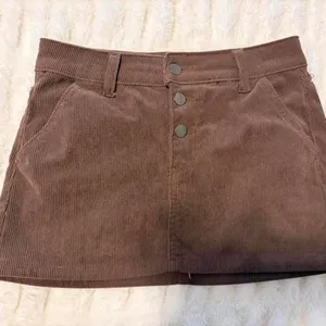 Shein Brown Corduroy Skirt thumbnail 2