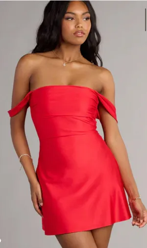 Red Windsor Mini Dress thumbnail 4