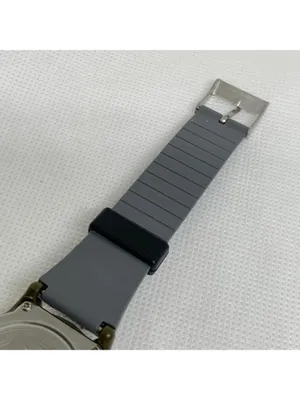 Vintage Timex Expedition Watch 33mm 100MWR gray plastic band running thumbnail 7