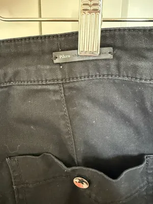 ANTHROPOLOGIE Pilcro Black High Rise Wide Leg Crop Jeans 27 thumbnail 6
