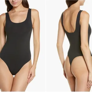 SKIMS Soft Smoothing Thong Bodysuit in Eclipse NWT thumbnail 2