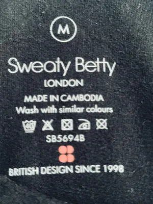 Sweaty Betty Jumpsuit Black Yoga One Piece, Size M, EUC thumbnail 8