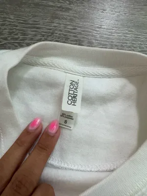 Crewneck sweatshirt White thumbnail 3