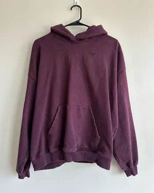 Gymshark Rest Day Burgundy Hoodie Size M thumbnail 3