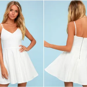 LULUS Bridal Bachelorette Engagement Shower Sexy Flirty Floral Lace Skater Dress thumbnail 5