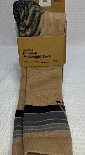 Burton Emblem Midweight Sock - Tan and Black thumbnail 1