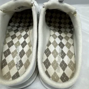 New Balance 442 Leather White Shoes 8 Women Slide Slip-On Sneakers Comfort thumbnail 9