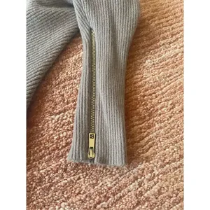 Batwing Philosophy Womens sweater Zip Sleeves Cozy fawn color Size XS thumbnail 3
