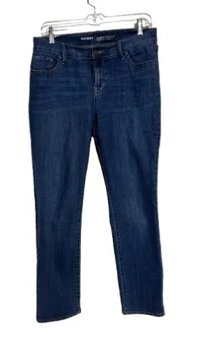 Old Navy Curvy/Profile Mid-Rise Straight Leg Jeans thumbnail 1