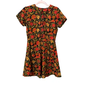 ASOS Floral Skater Mini Dress‎ Sz 6 thumbnail 2