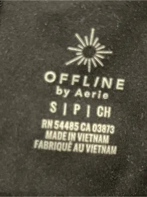 🌸Aerie Offline Real Me Black Ruffle Athletic Dress Size Small🌸 thumbnail 7