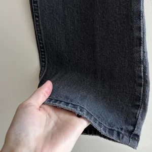 Abercrombie & Fitch The ‘90s Straight Ultra High Rise Black Jeans, 28/6 Short thumbnail 10