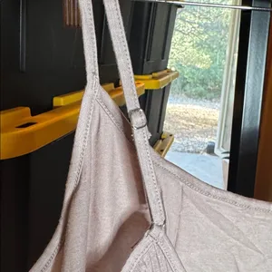 NIP Victoria’s Secret Taupe Ribbed Slip Dress Mini Chemise Size Large thumbnail 7