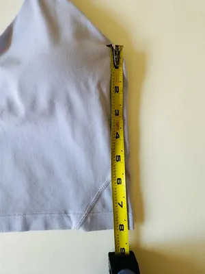Lululemon Aling Tank Top Nulu Sz 8 With‎ Cup Light Blue V-Neck Sports Bralette thumbnail 8