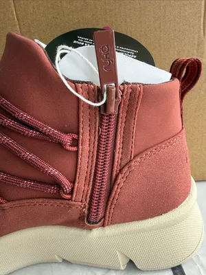 Ryka Women's Charisma Red Ochre Lace-Up Platform Ankle Boots thumbnail 8