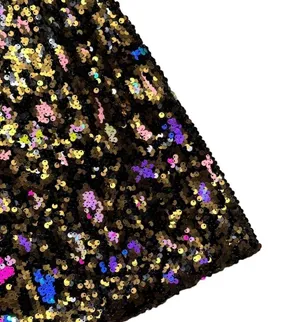 Dress the Population x Cosmopolitan Leopard Sequin One Shoulder Mini Dress US XS thumbnail 8