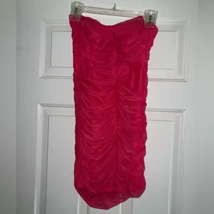 Superdown Sonya Bustier Mesh Dress in Hot Pink Size Small thumbnail 5