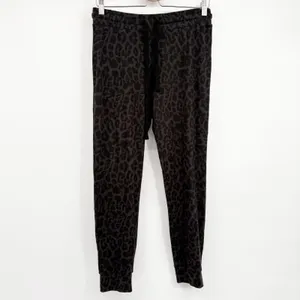NWT LNA Womens Brushed Leopard Print Soft Cozy Sweatpants Jogger Pants Size S thumbnail 3
