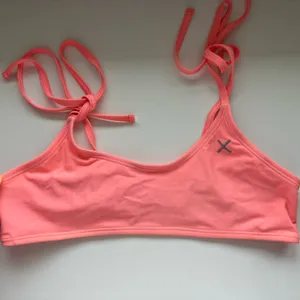 Coral/pink bikini top from boutine LA thumbnail 1
