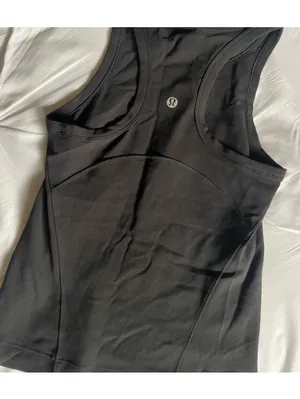 lululemon athletica Black Athletic Scoop Tank thumbnail 6