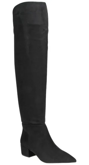 NWT On 34th Womens Gabriellaa Over the Knee Dress Boot Black Microsuede 7.5M thumbnail 1