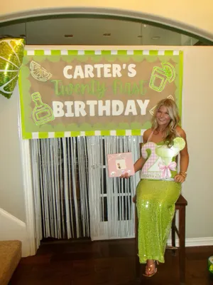 Green sequin maxi SHEIN dress thumbnail 2